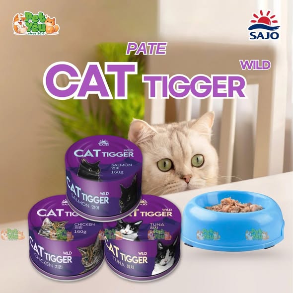 Pate cho mèo Cat Tigger Wild - Hộp 90G