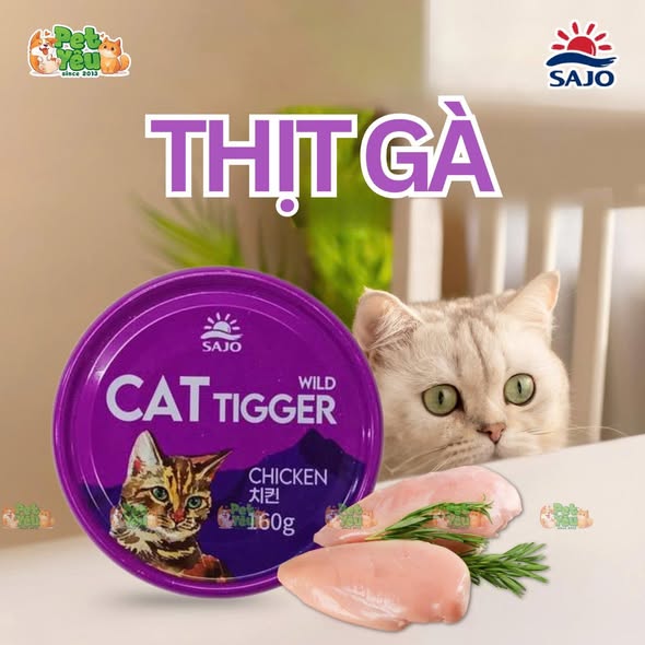 Pate cho mèo Cat Tigger Wild - Hộp 90G