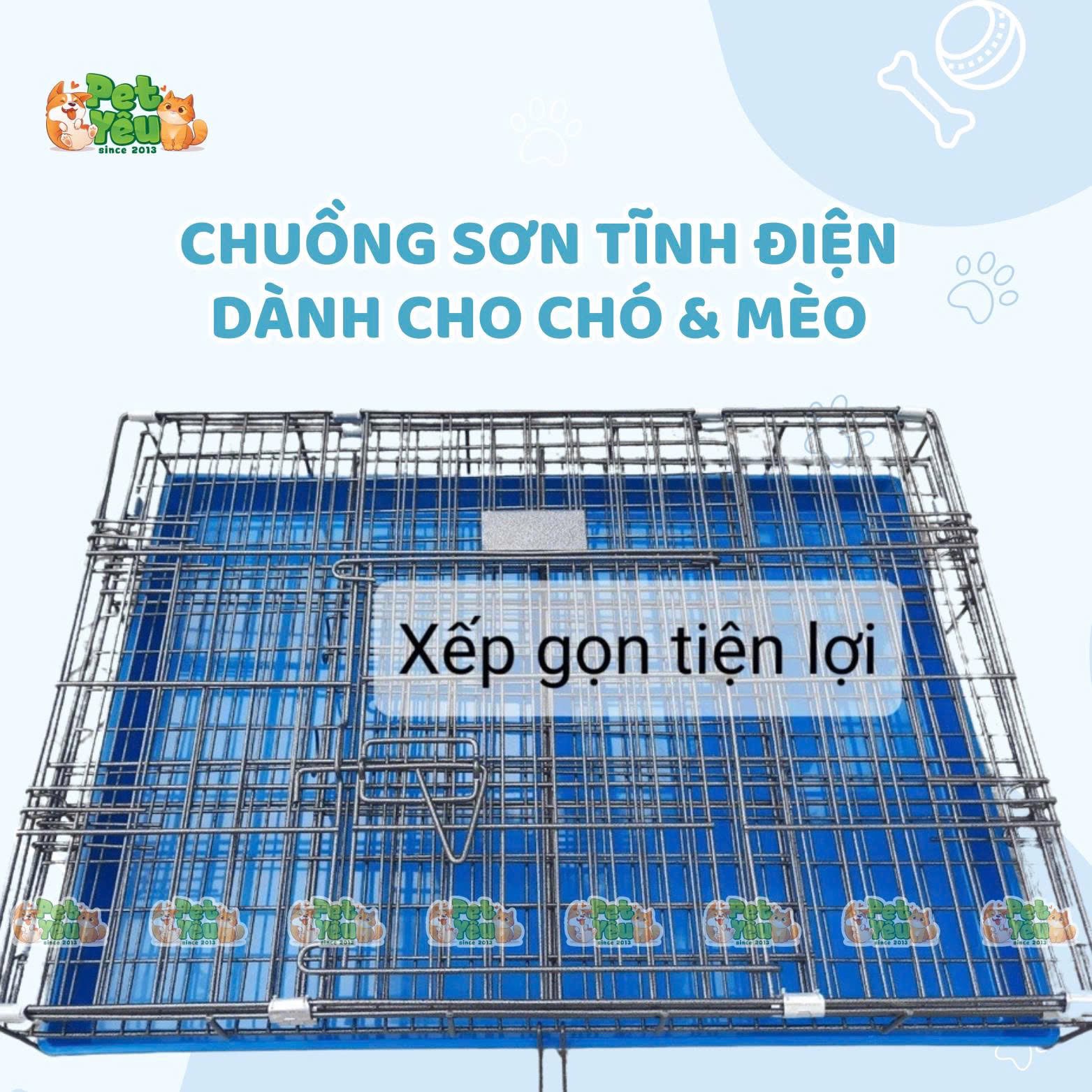 Chuồng Tĩnh Điện dành cho chó & mèo đủ size