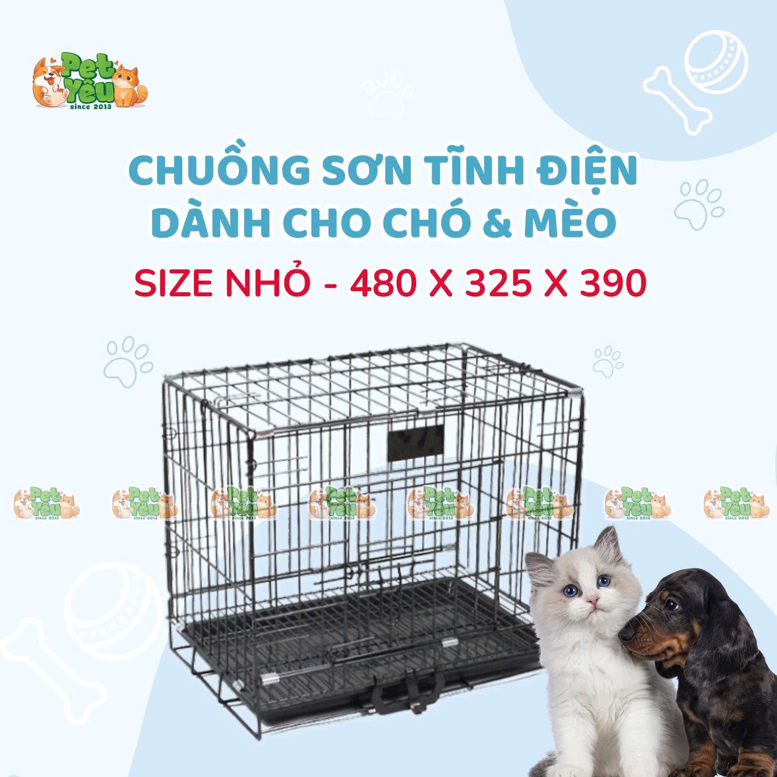 Chuồng Tĩnh Điện dành cho chó & mèo đủ size