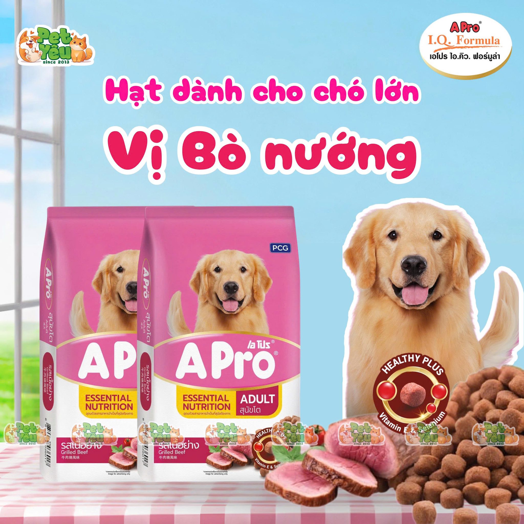 Thức ăn Hạt A-Pro cho chó ở mọi độ tuổi