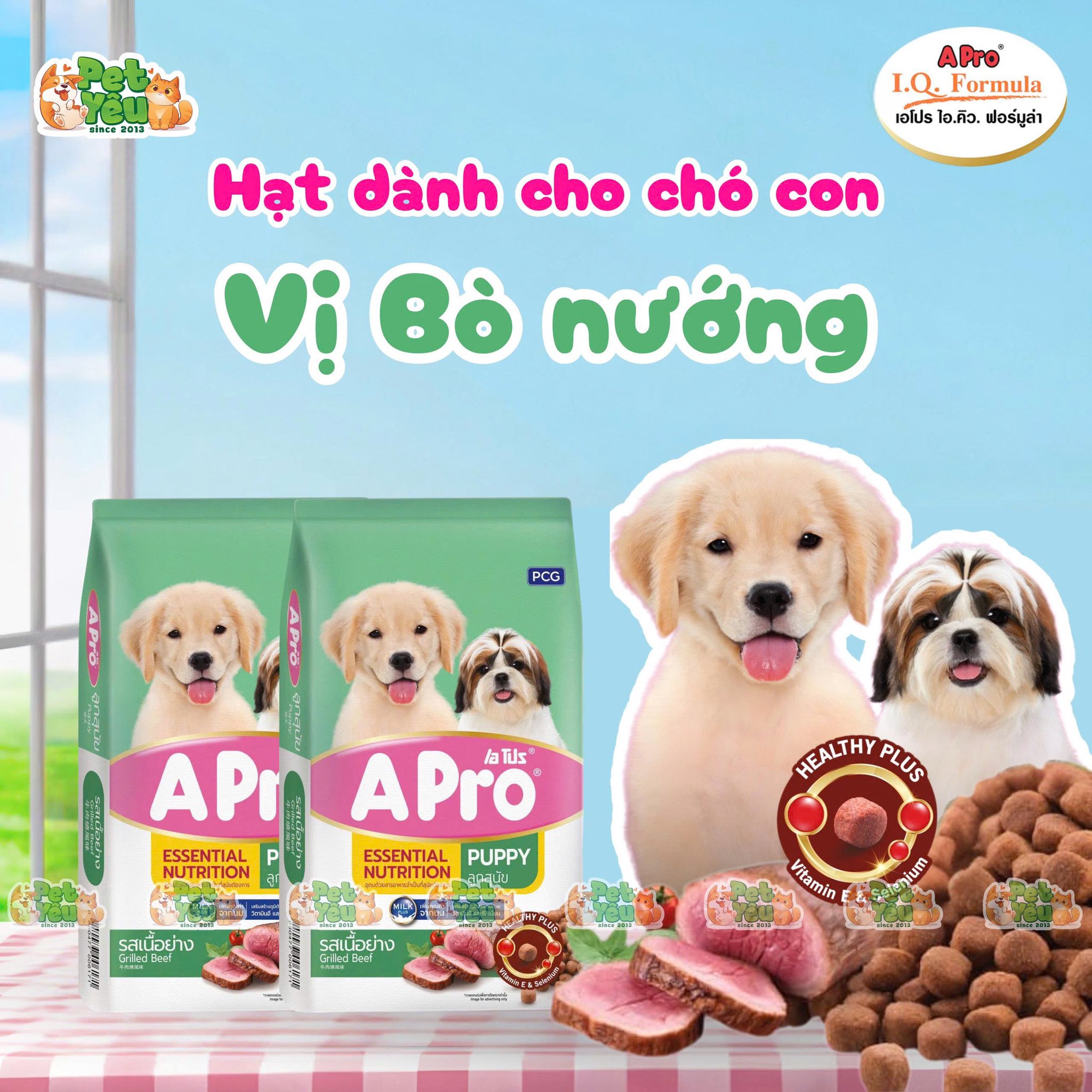 Thức ăn Hạt A-Pro cho chó ở mọi độ tuổi