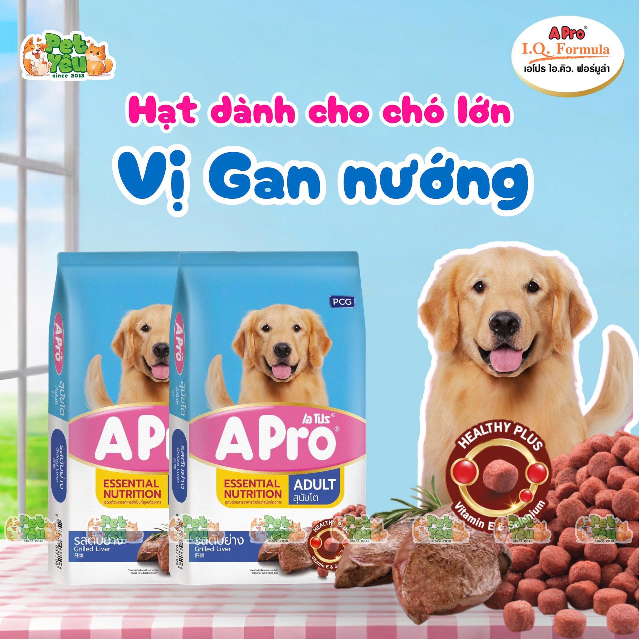 Thức ăn Hạt A-Pro cho chó ở mọi độ tuổi