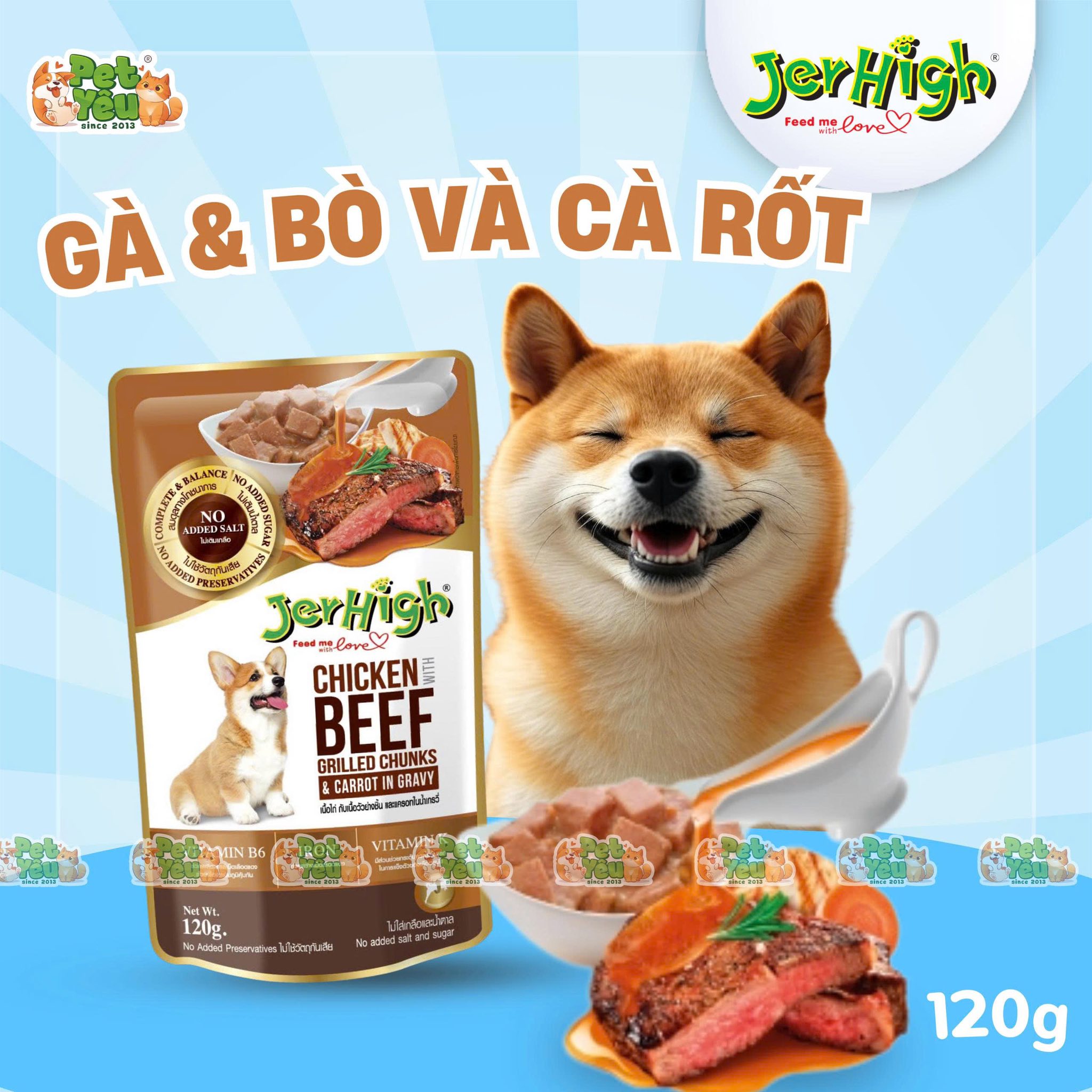 Pate cho chó JERHIGH