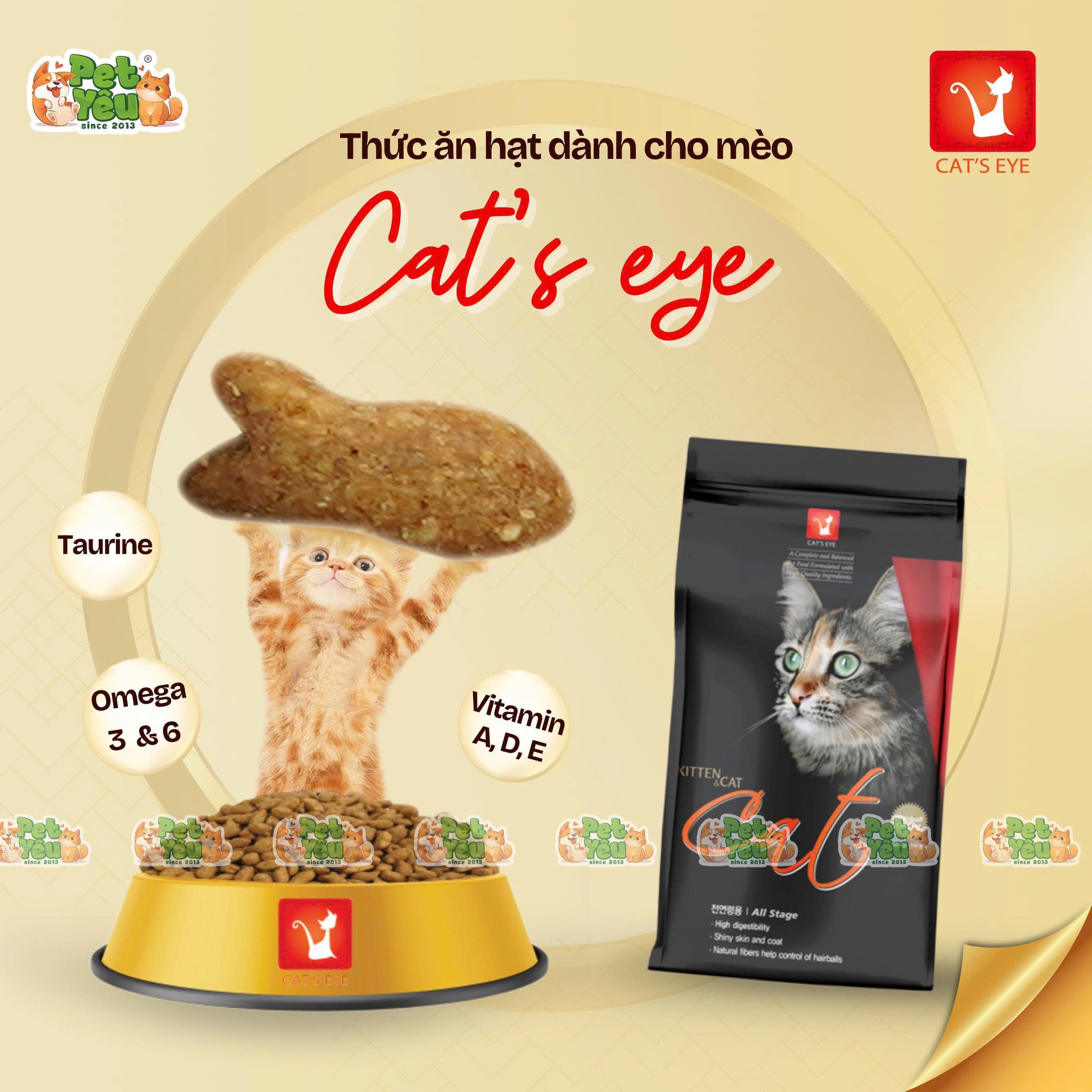Hạt cho mèo mọi lứa tuổi Cat's Eye