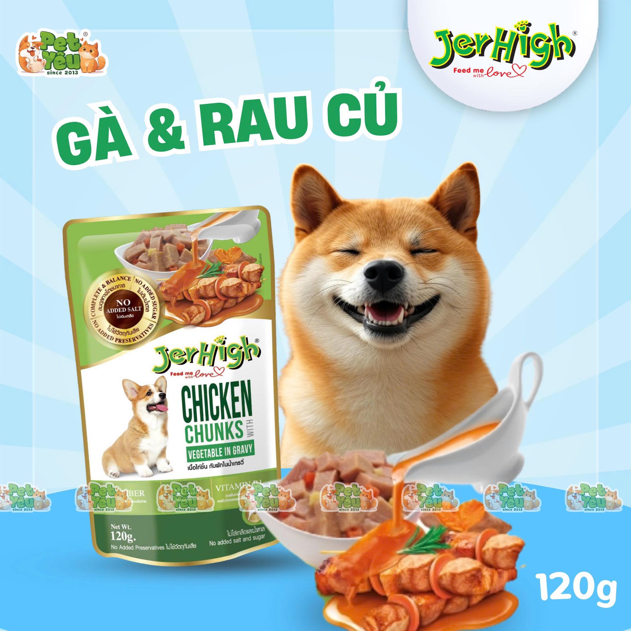 Pate cho chó JERHIGH