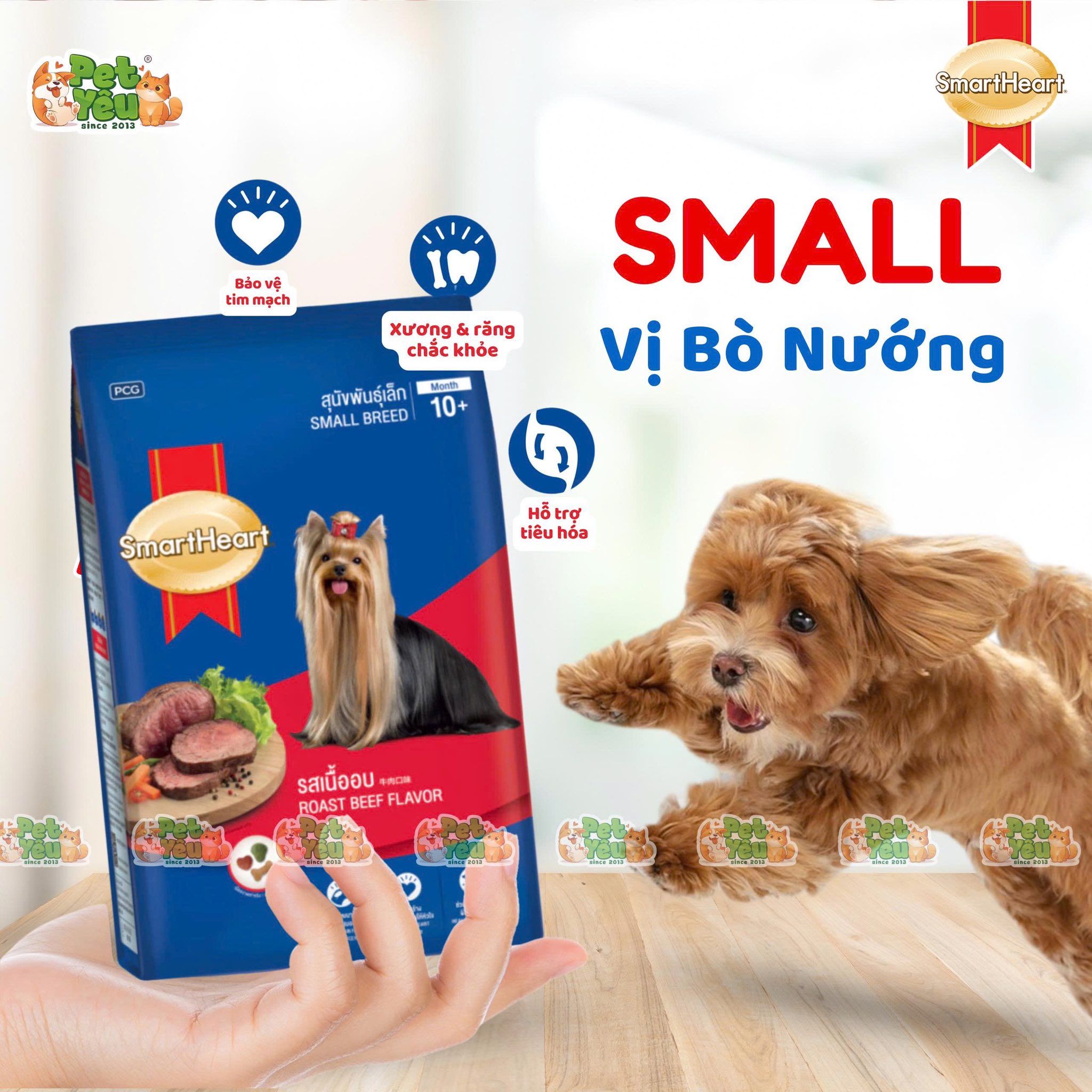 Hạt SMARTHEART dành cho chó trưởng thành giống nhỏ