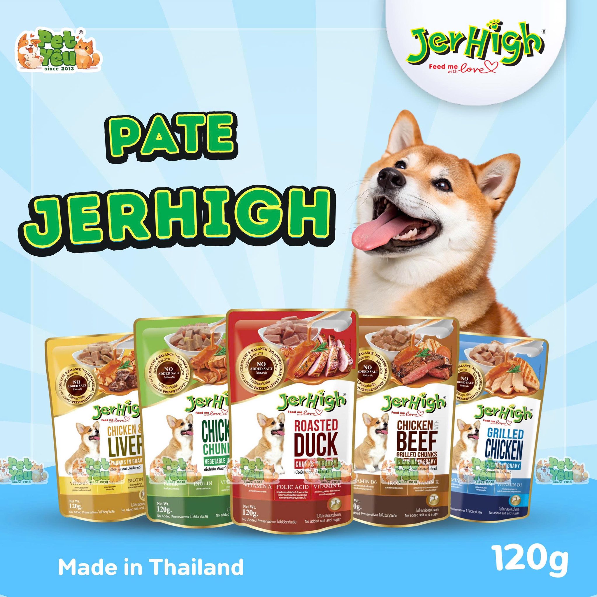 Pate cho chó JERHIGH