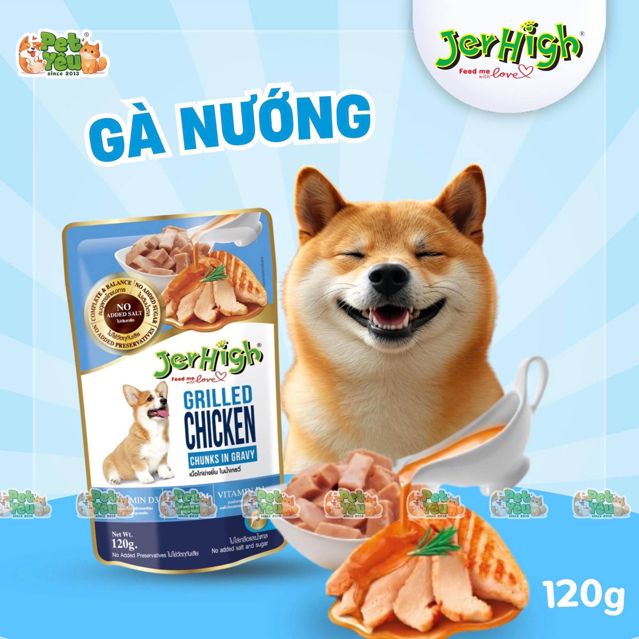 Pate cho chó JERHIGH