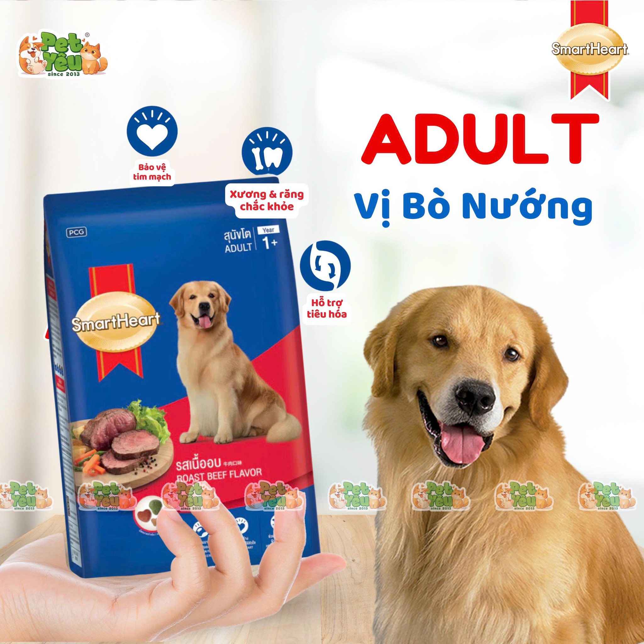 Hạt SMARTHEART dành cho chó- Túi 400Gr