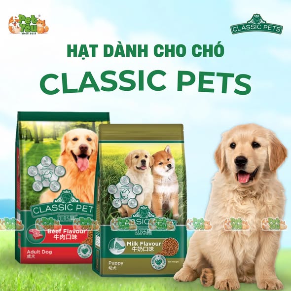 Hạt cho chó CLASSIC PETS- Túi 400G