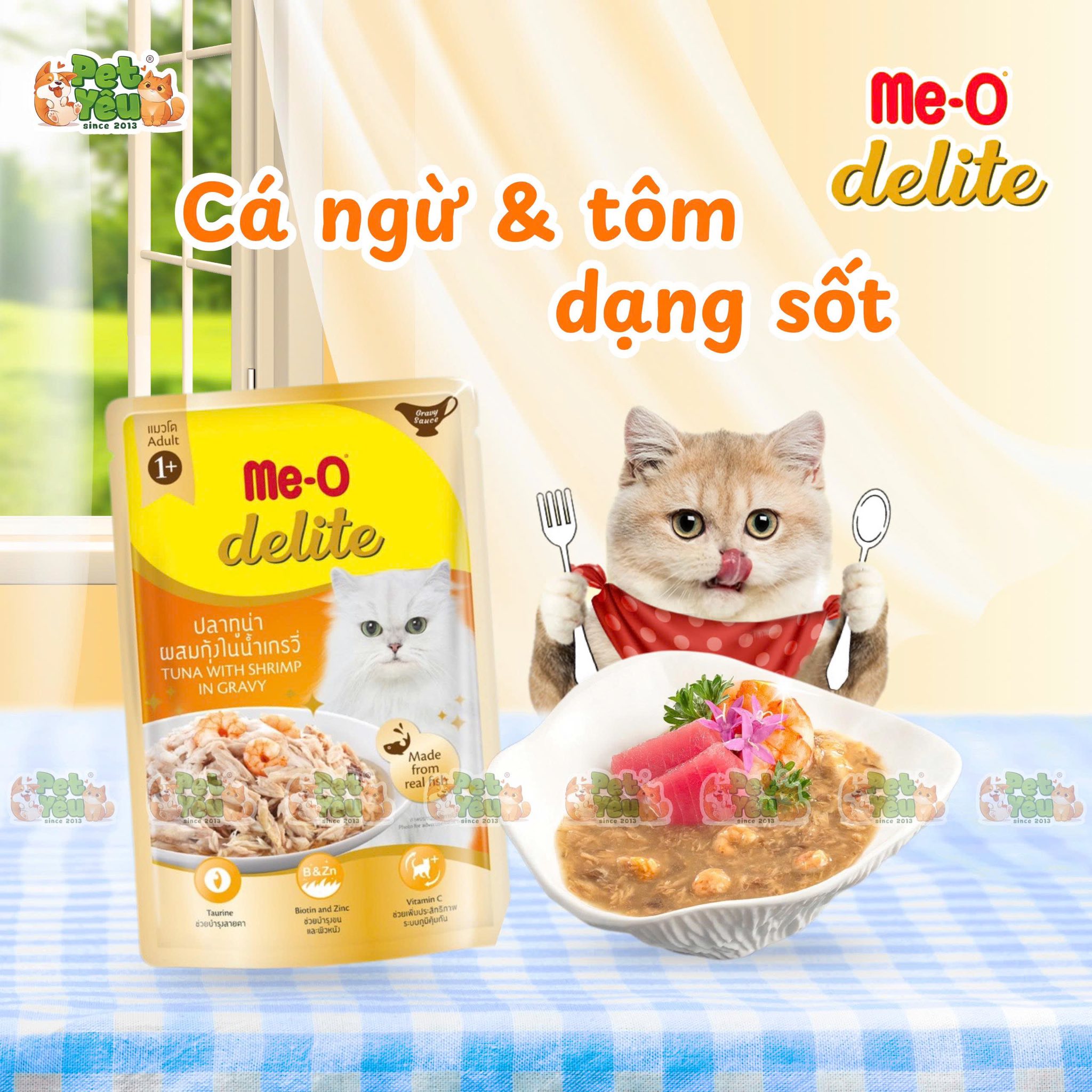 Pate cho mèo ME-O DELIGHT 70G