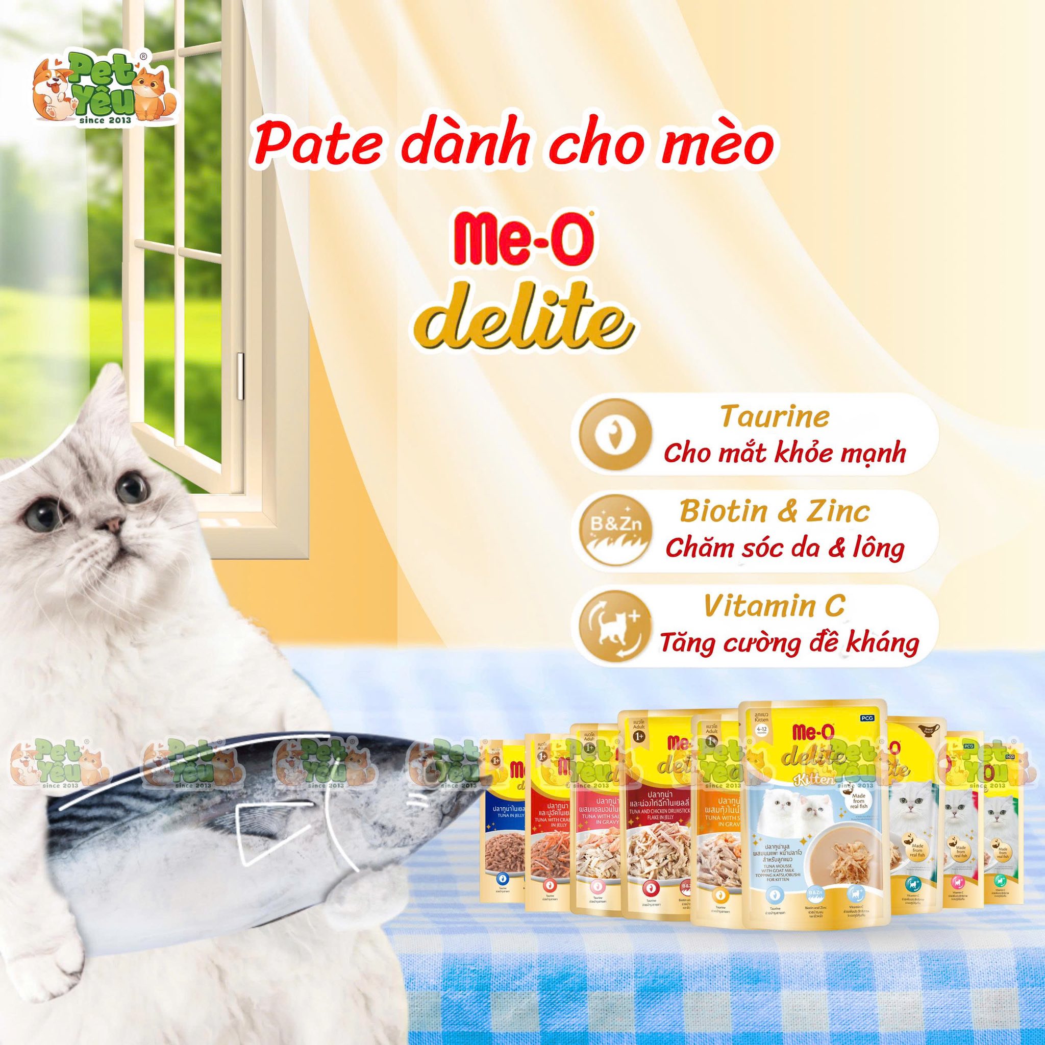 Pate cho mèo ME-O DELIGHT 70G