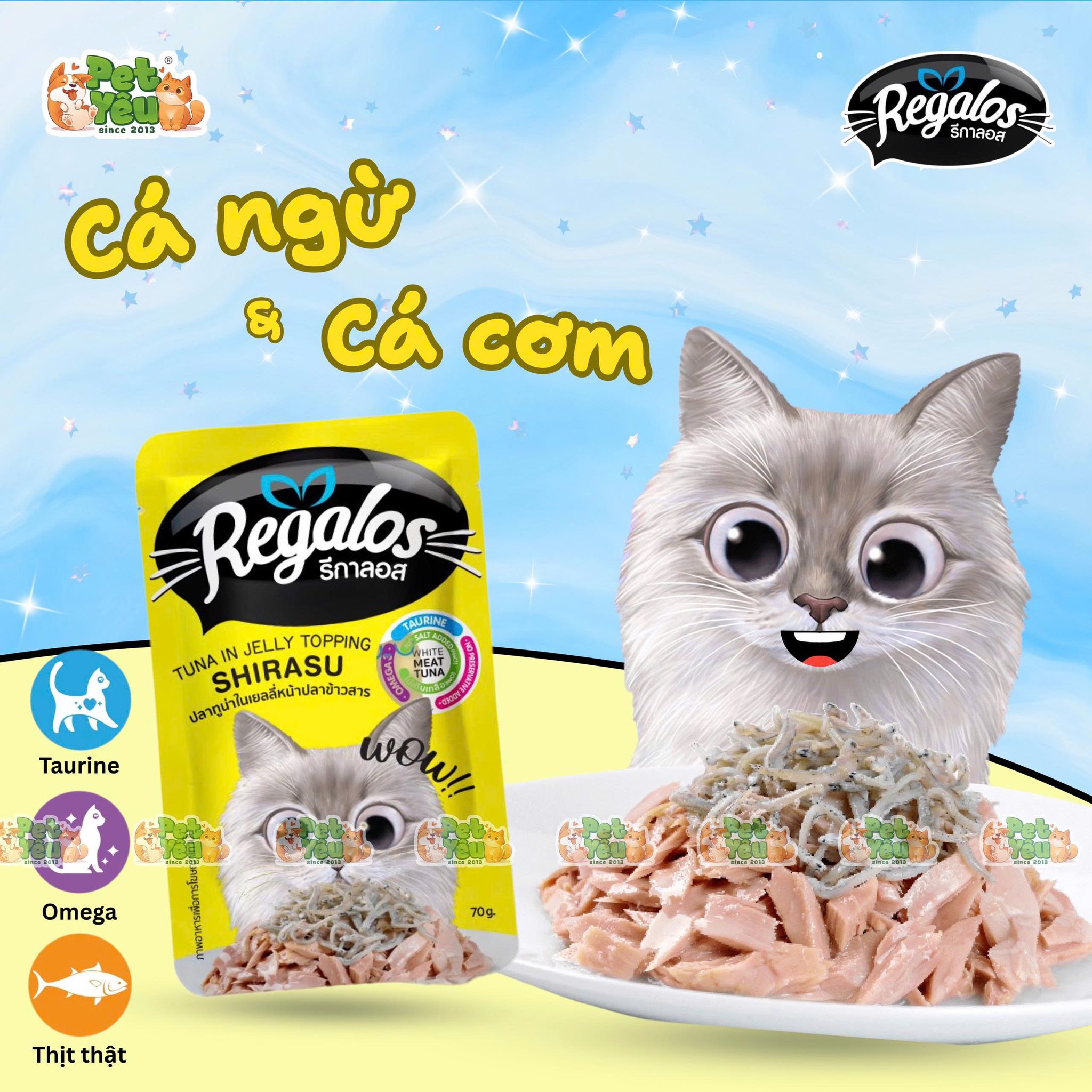 Pate Regalos cho mèo -70G