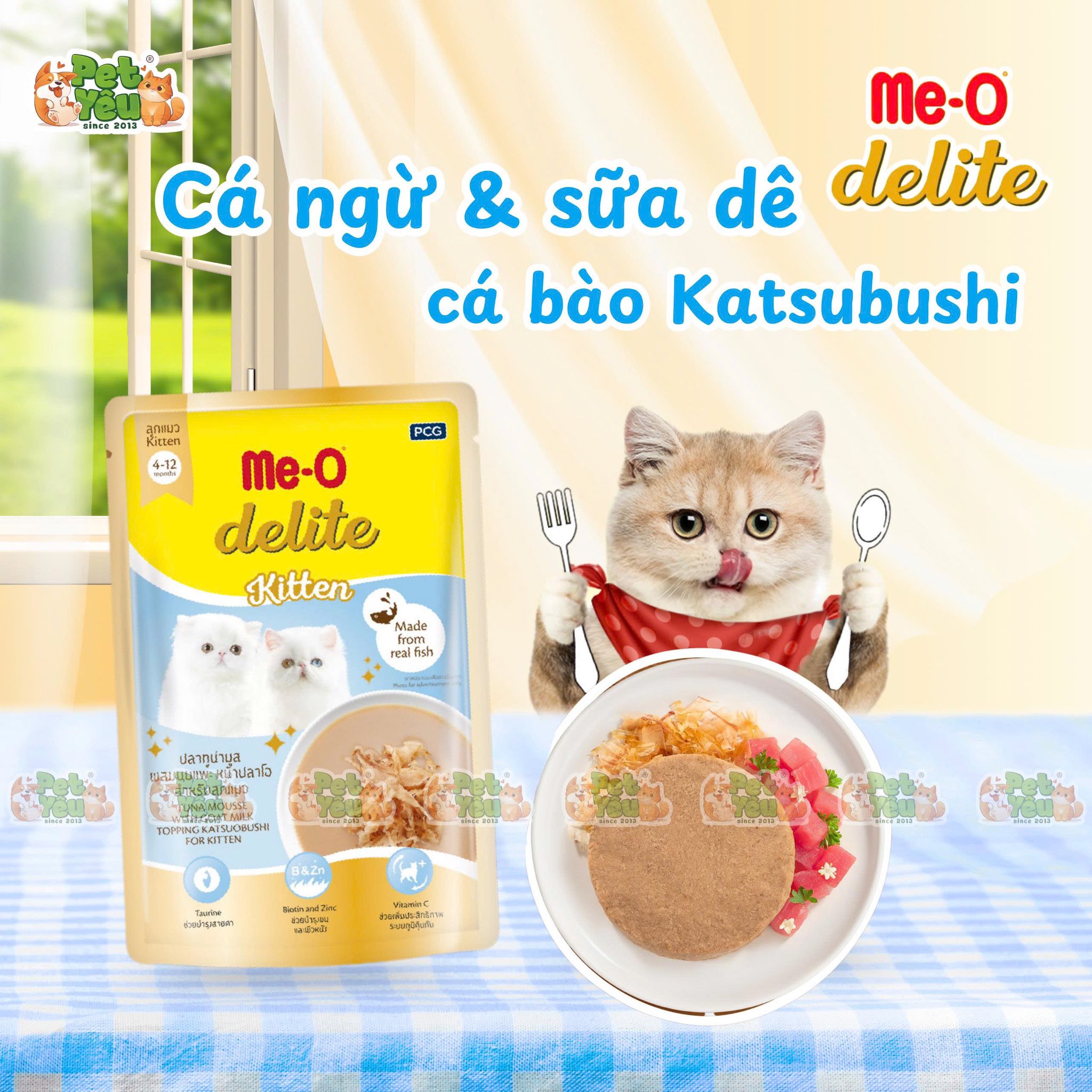 Pate cho mèo ME-O DELIGHT 70G