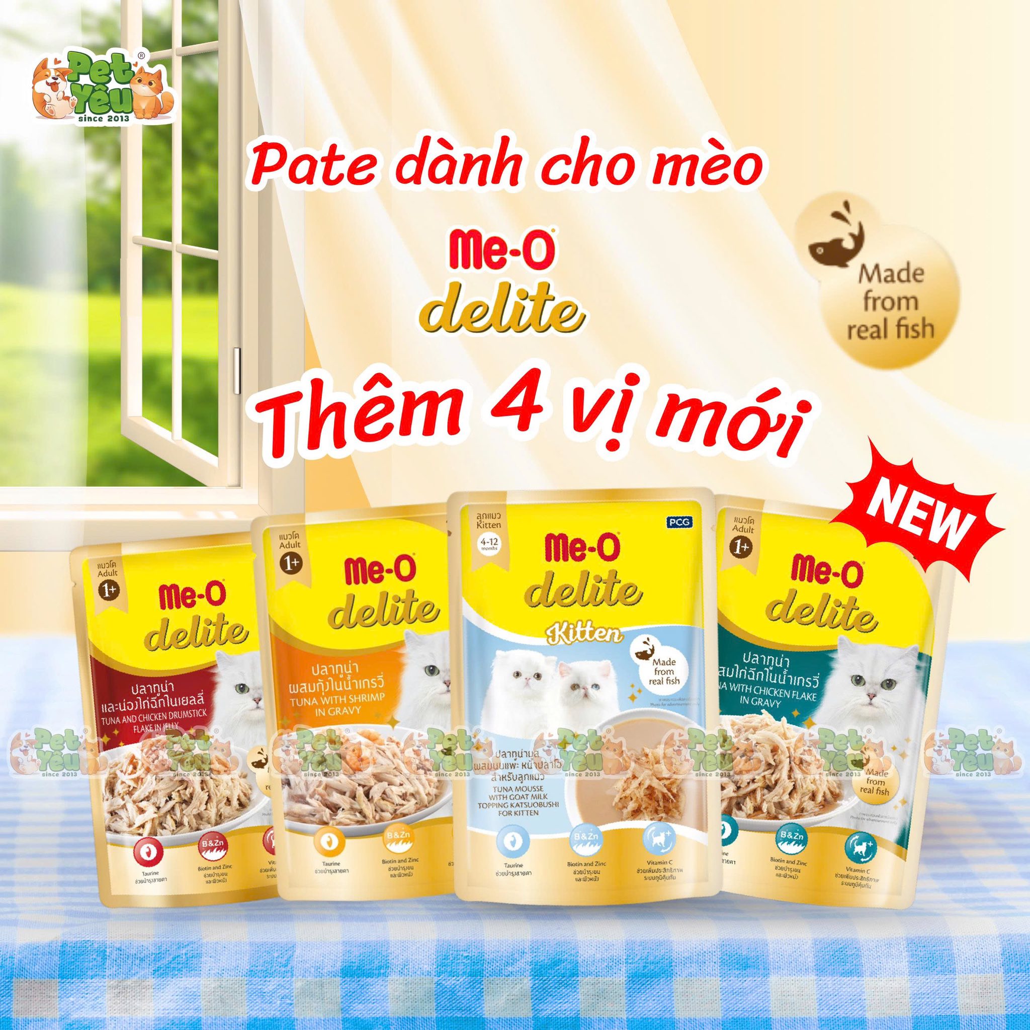 Pate cho mèo ME-O DELIGHT 70G