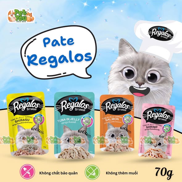 Pate Regalos cho mèo -70G