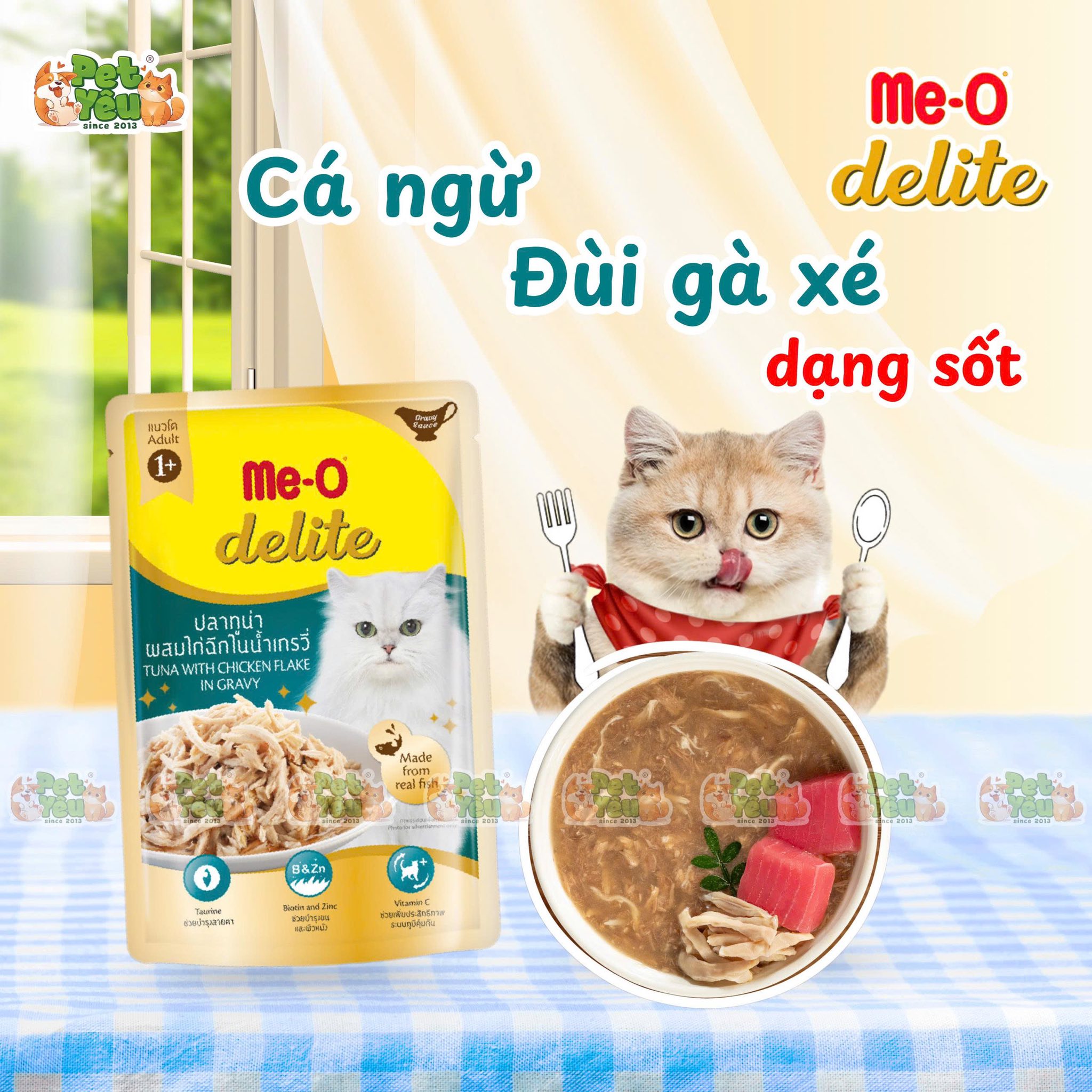 Pate cho mèo ME-O DELIGHT 70G