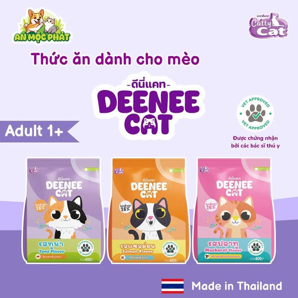 Thức ăn mèo trưởng thành - DeeNee Cat - 400gr