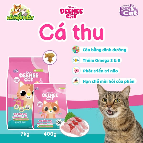 Thức ăn mèo trưởng thành - DeeNee Cat - 400gr