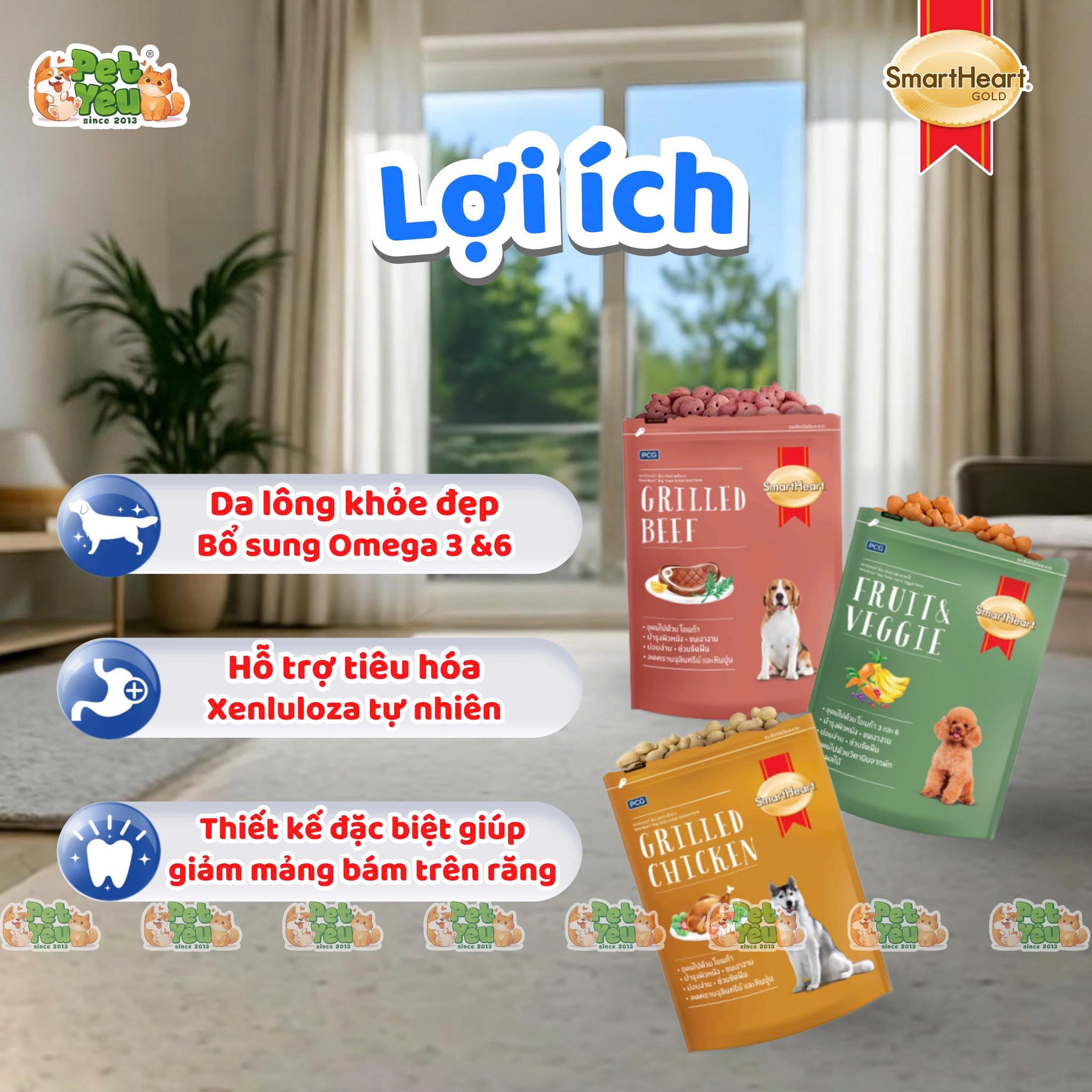 Bánh Thưởng SmartHeart cho chó