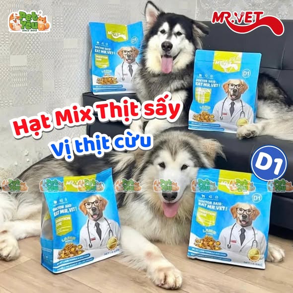 Thức ăn cho chó Mr.Vet D1