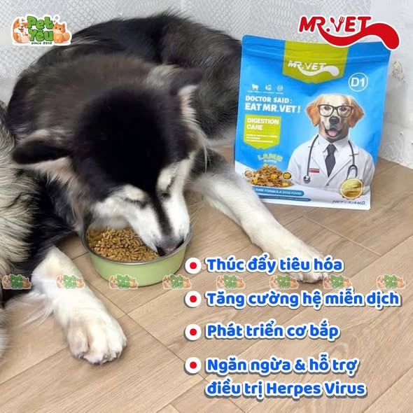 Thức ăn cho chó Mr.Vet D1