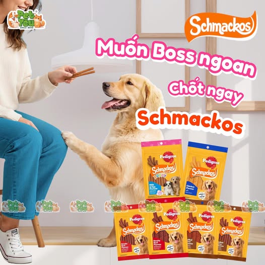 Bánh Thưởng Cho Chó Pedigree Schmackos 70g Nguồn Dinh Dưỡng Thơm Ngon