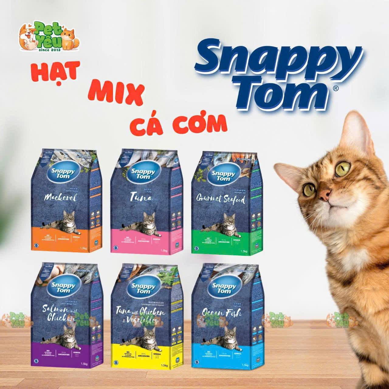 Hạt Snappy Tom - Vị Ngon Từ Cá Cơm Thật! 
