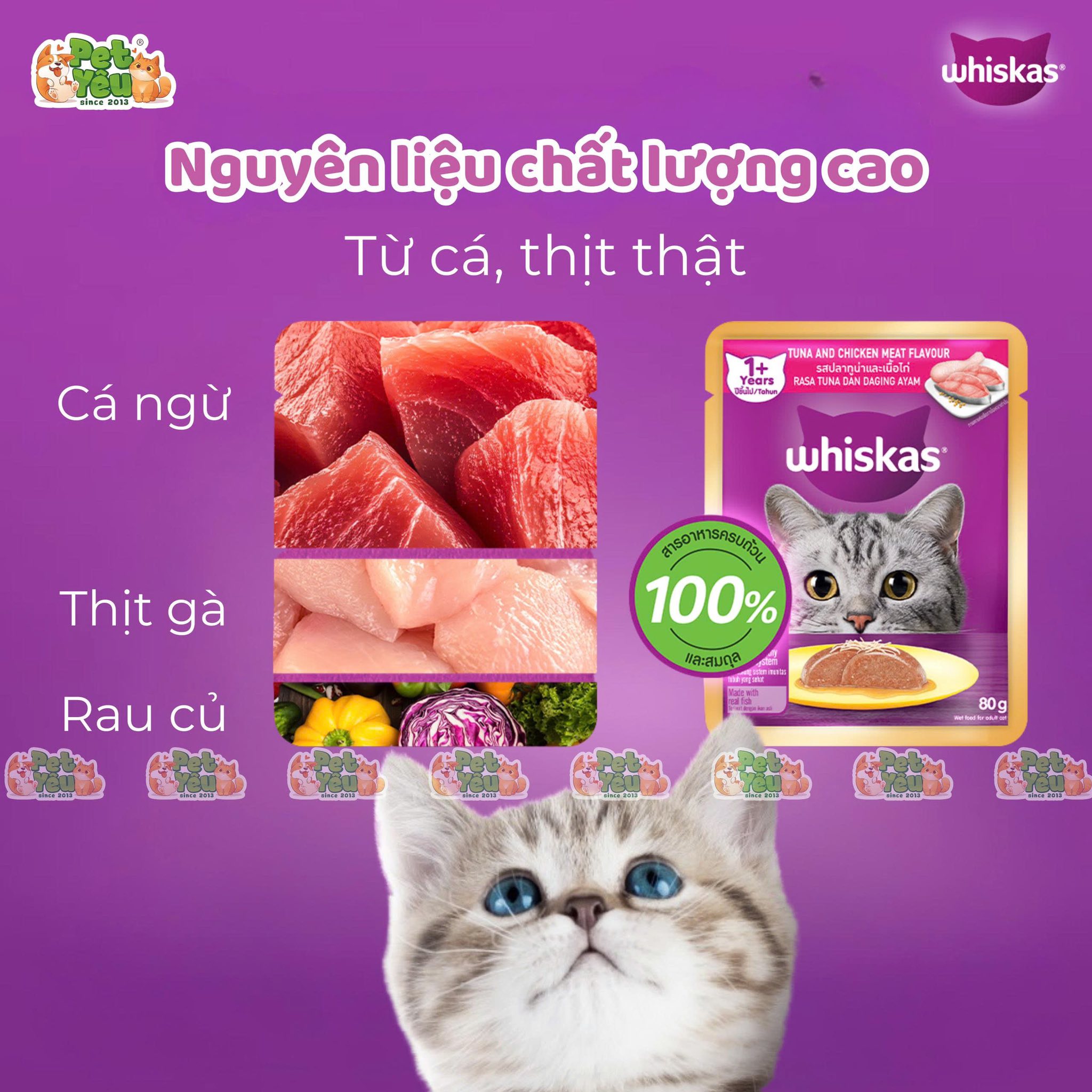 PATE WHISKAS CHO MÈO-TÚI 80G