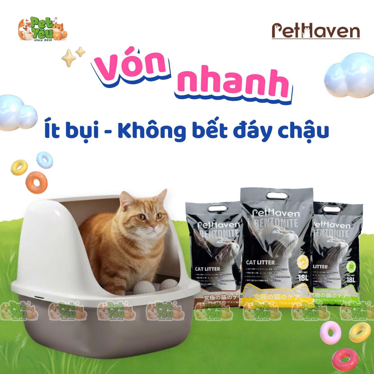 Cát đất sét PET HAVEN dành cho mèo