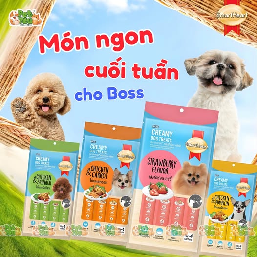 Súp Thưởng SmartHeart cho cún cưng - 60G