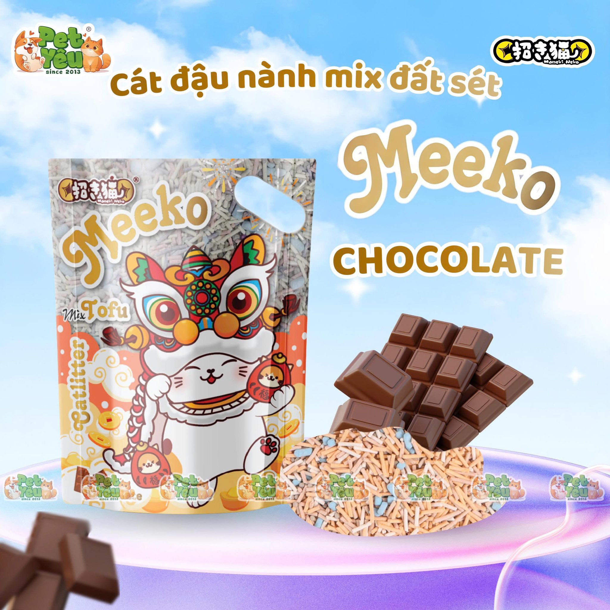 Cát đậu nành MEEKO MIX 