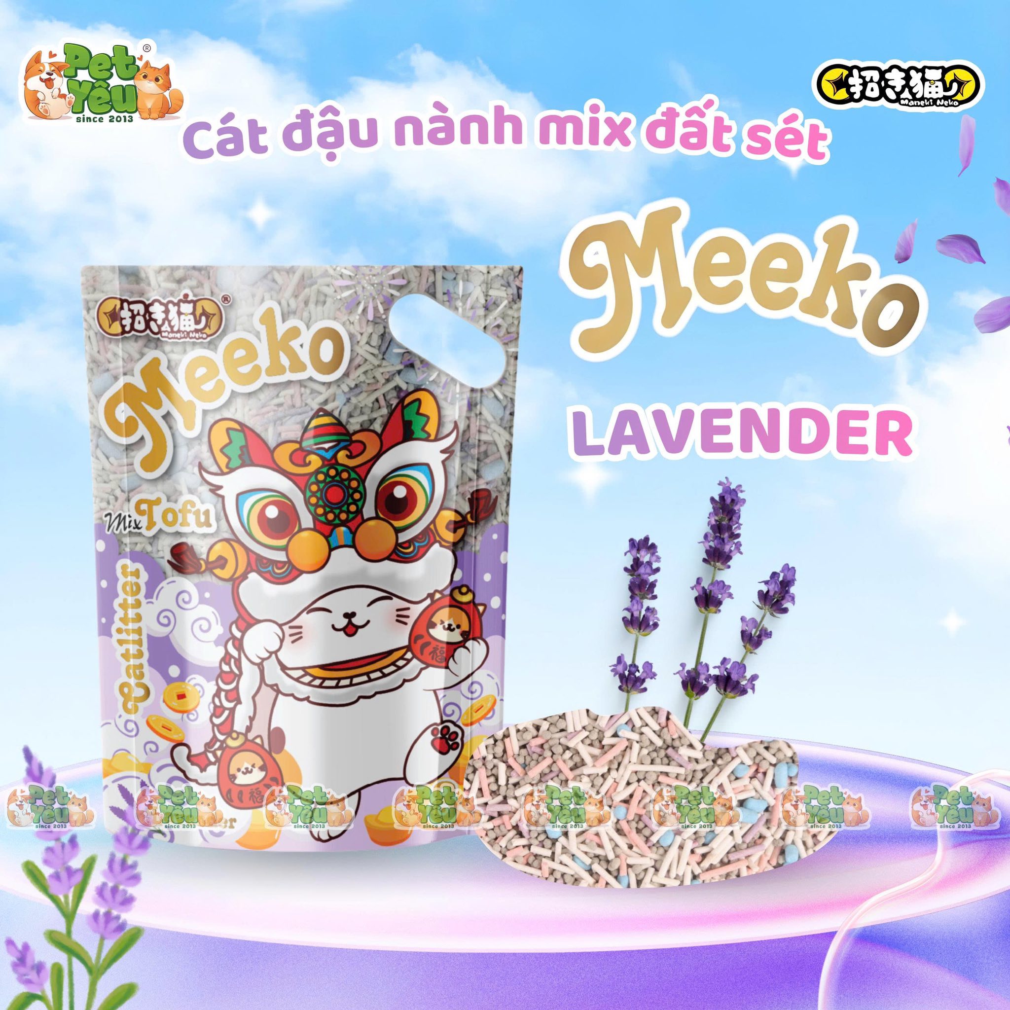 Cát đậu nành MEEKO MIX 