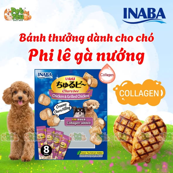 Bánh Thưởng Churubee cho cún yêu