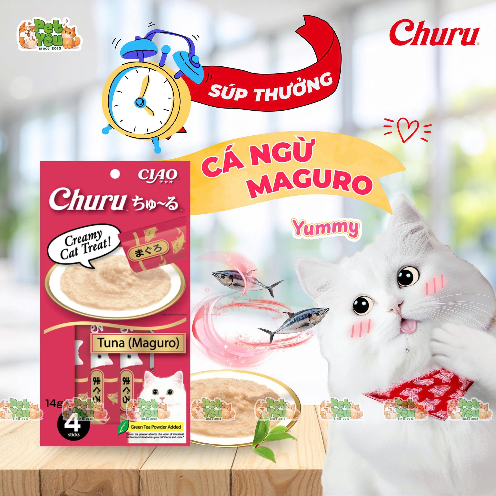 Súp Thưởng Ciao Churu cho mèo 