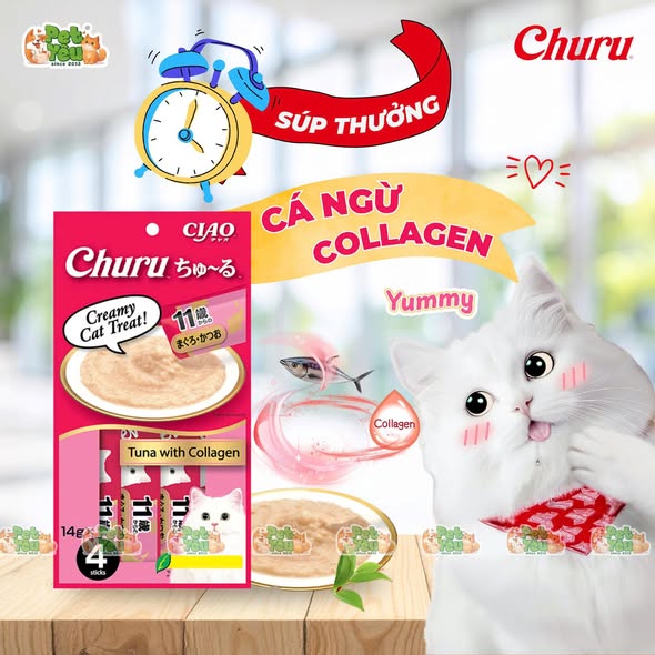 Súp Thưởng Ciao Churu cho mèo 