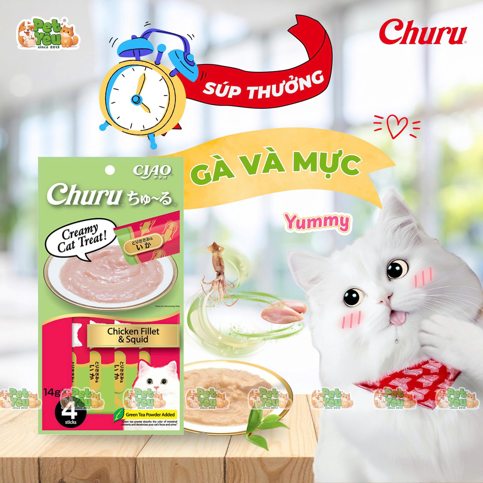 Súp Thưởng Ciao Churu cho mèo 