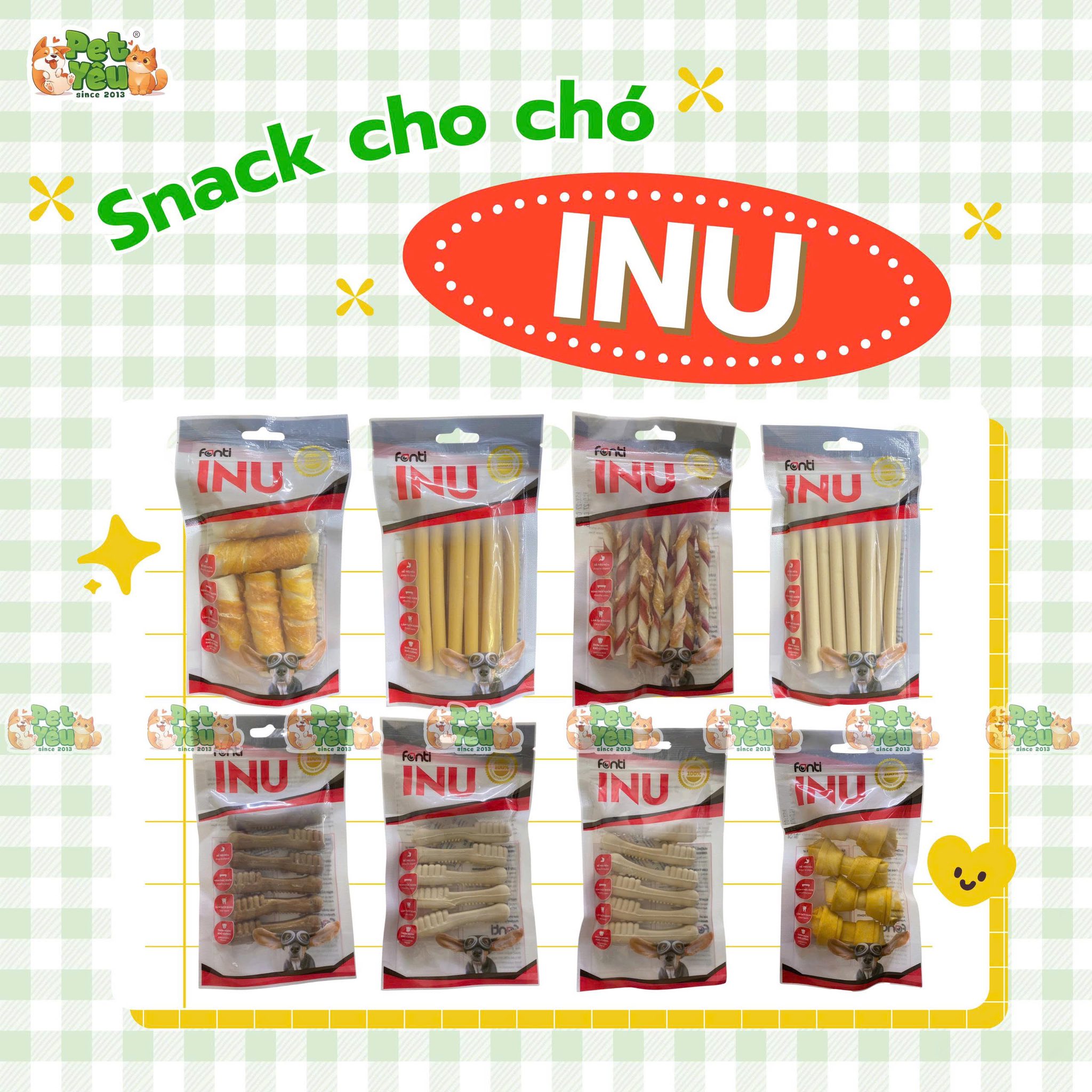 Xương Gặm Sạch Răng INU
