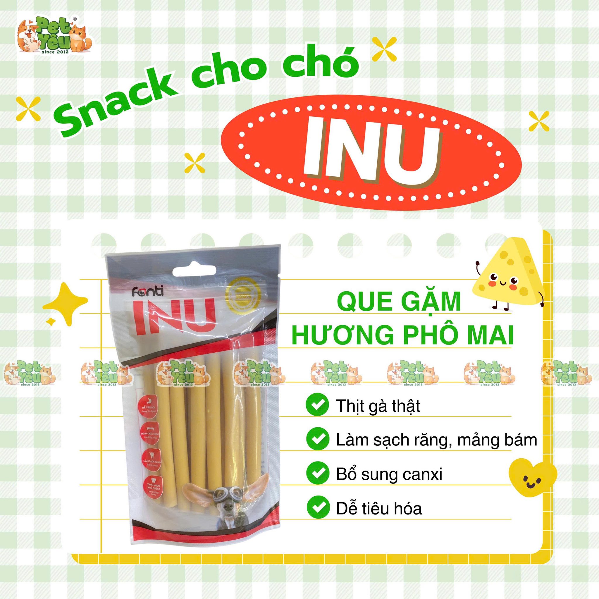Xương Gặm Sạch Răng INU