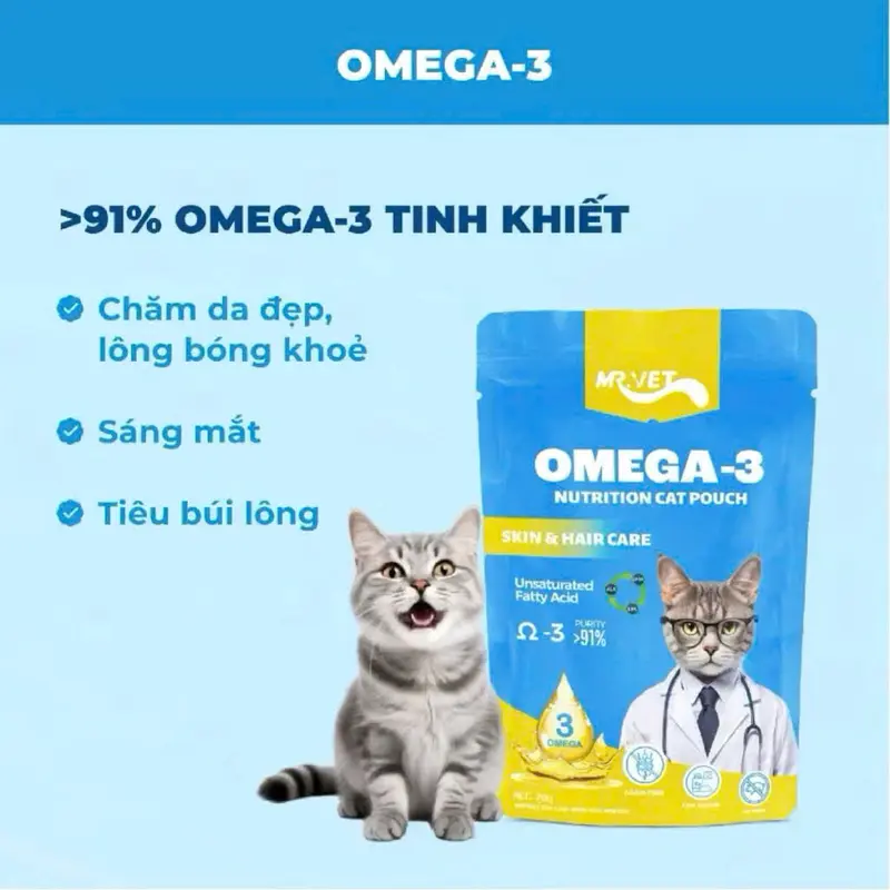 Pate cho mèo MR.VET - Gói 70G 