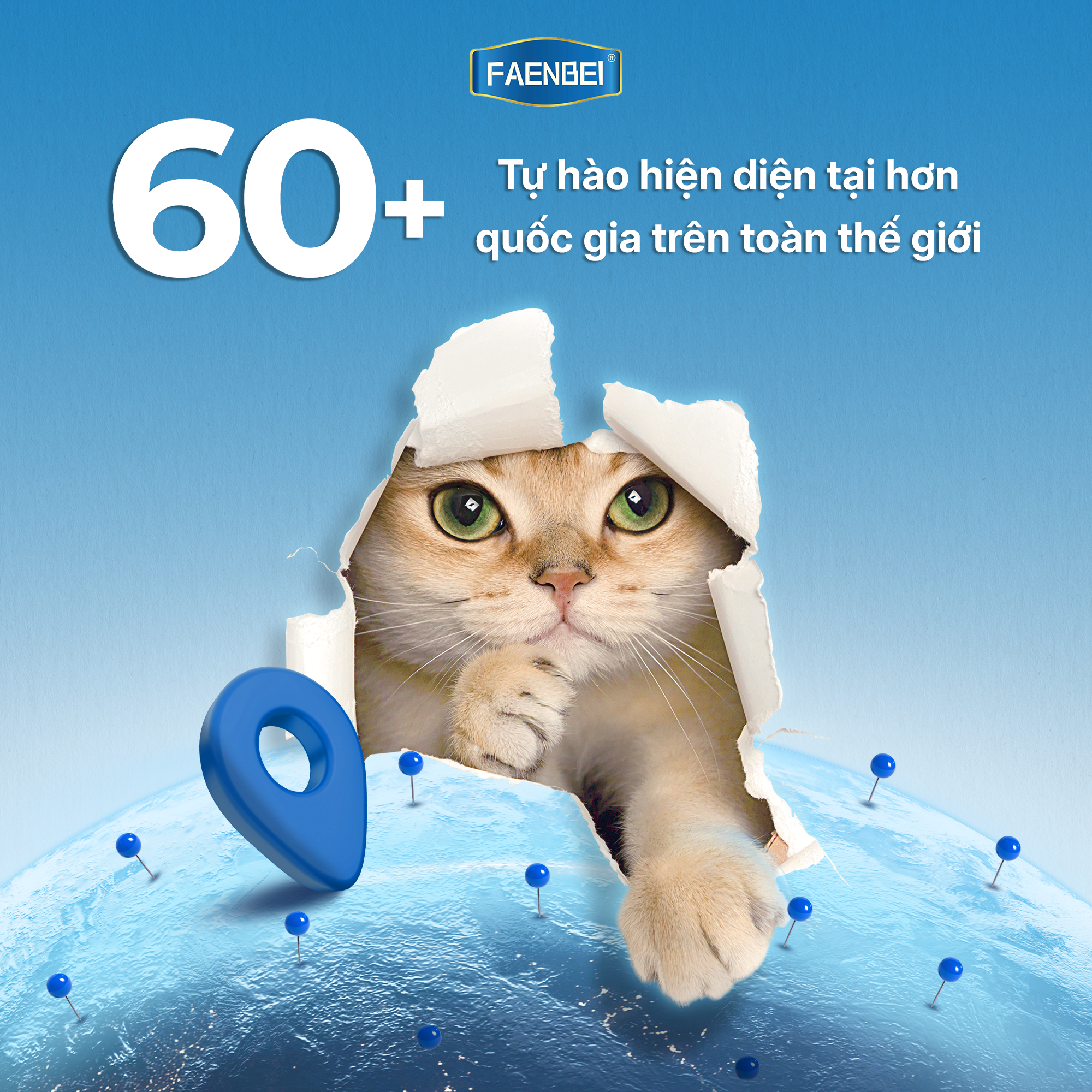 Pate sữa dê cho mèo từ 3 tháng tuổi FAENBEI - Túi 85G