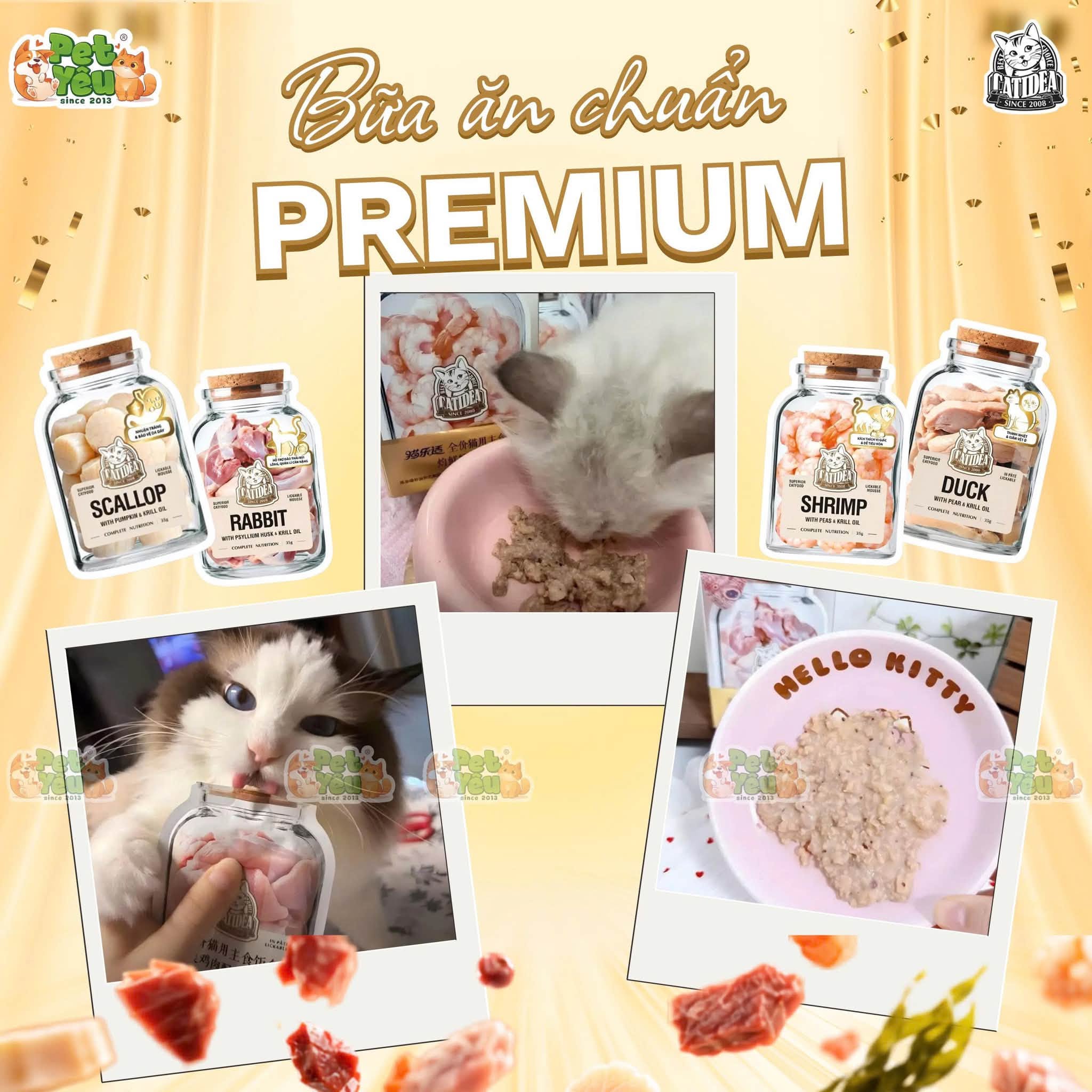 Pate Catidea Pouch Food dành cho mèo - Gói 35G