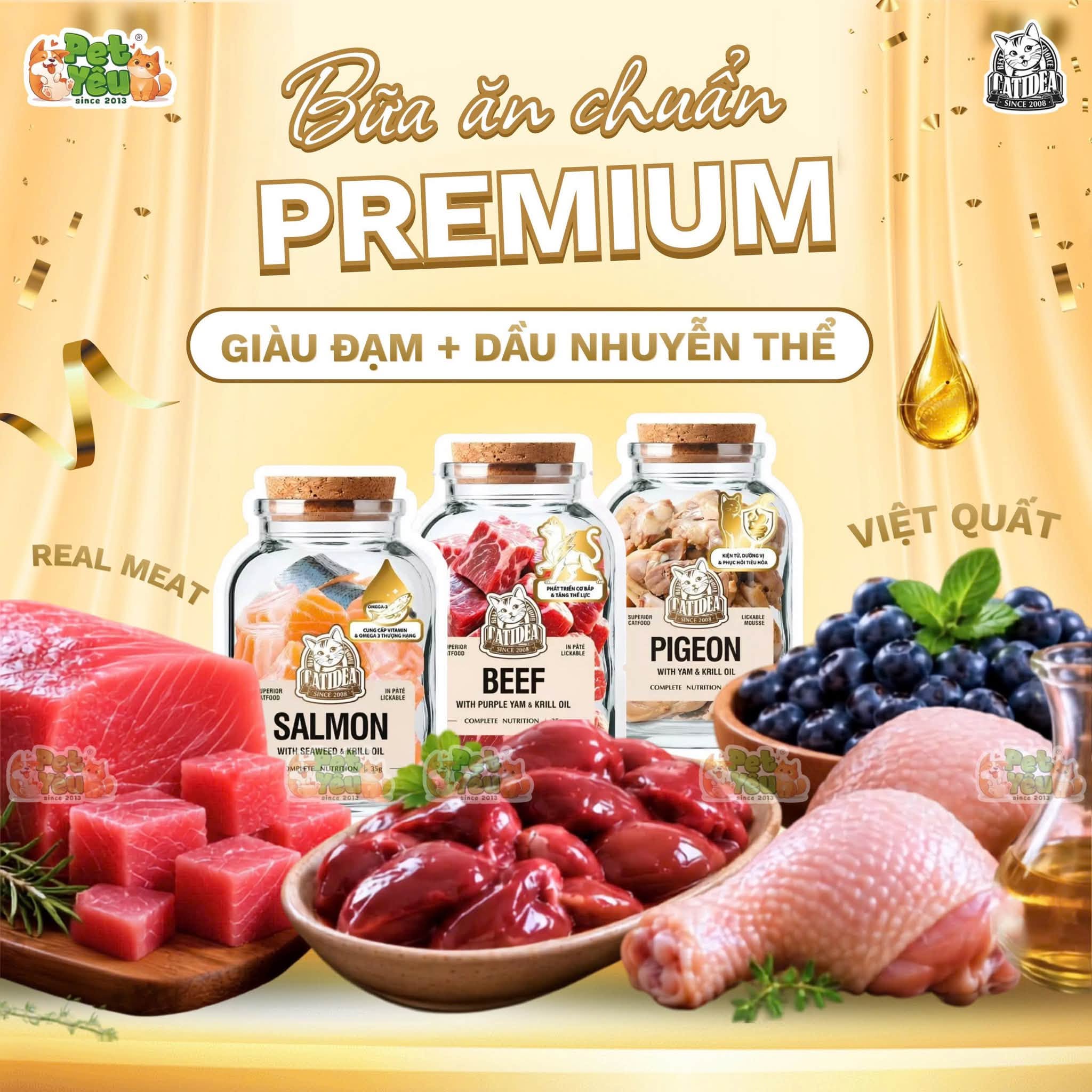 Pate Catidea Pouch Food dành cho mèo - Gói 35G
