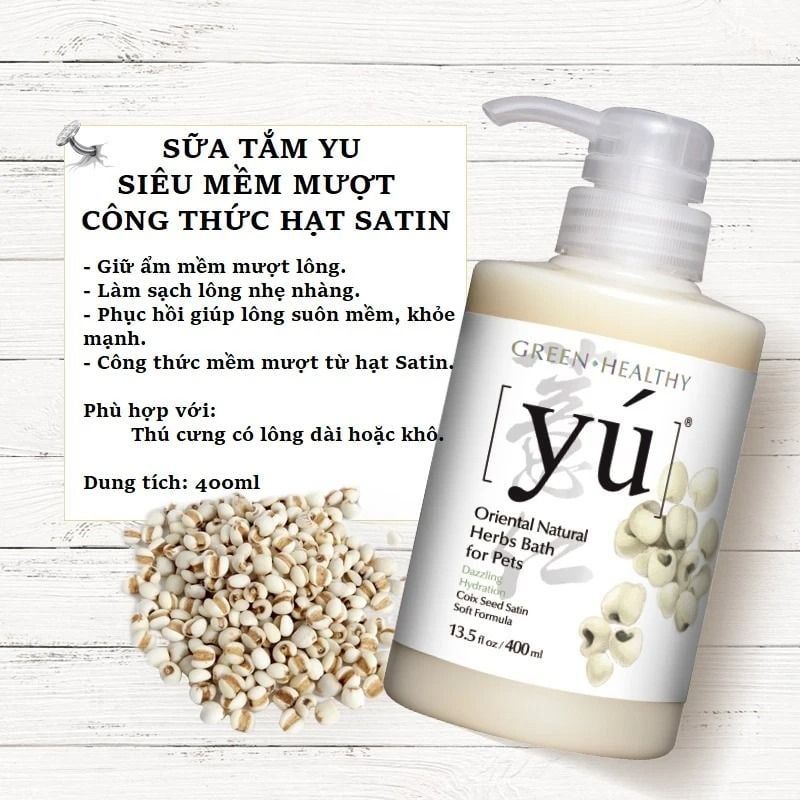 Sữa tắm Yú Spa cho chó mèo siêu thơm nhập khẩu từ Đài Loan