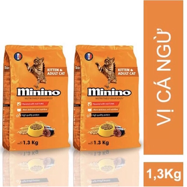 Thức ăn hạt MININO dành cho mèo