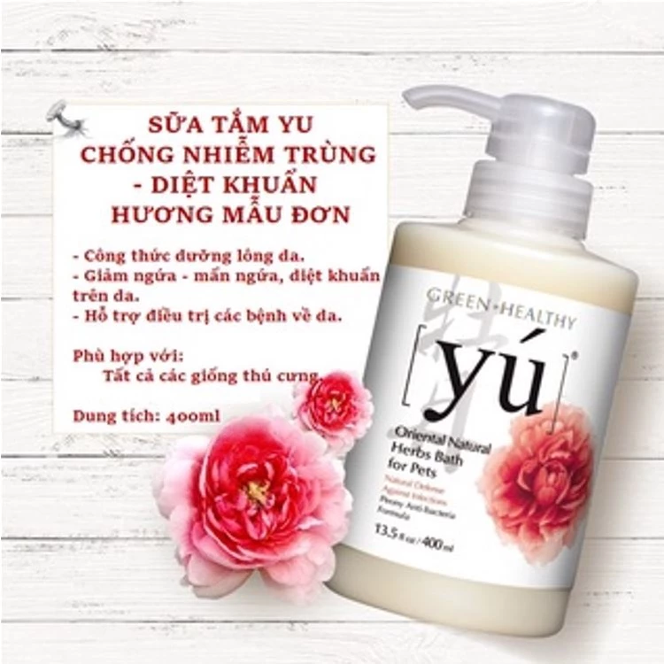 Sữa tắm Yú Spa cho chó mèo siêu thơm nhập khẩu từ Đài Loan