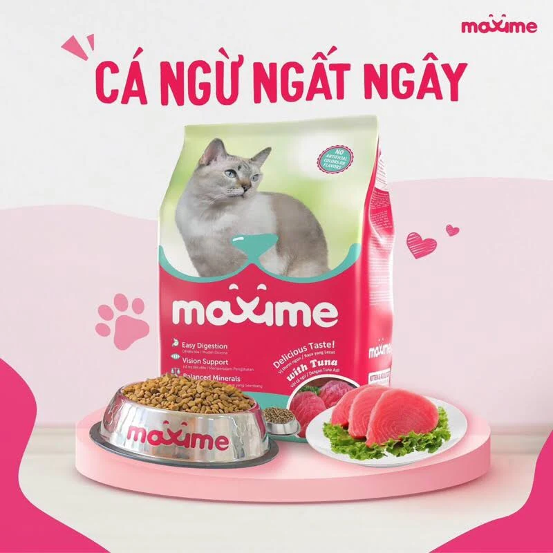 Thức ăn hạt cho mèo mọi lứa tuổi Maxime