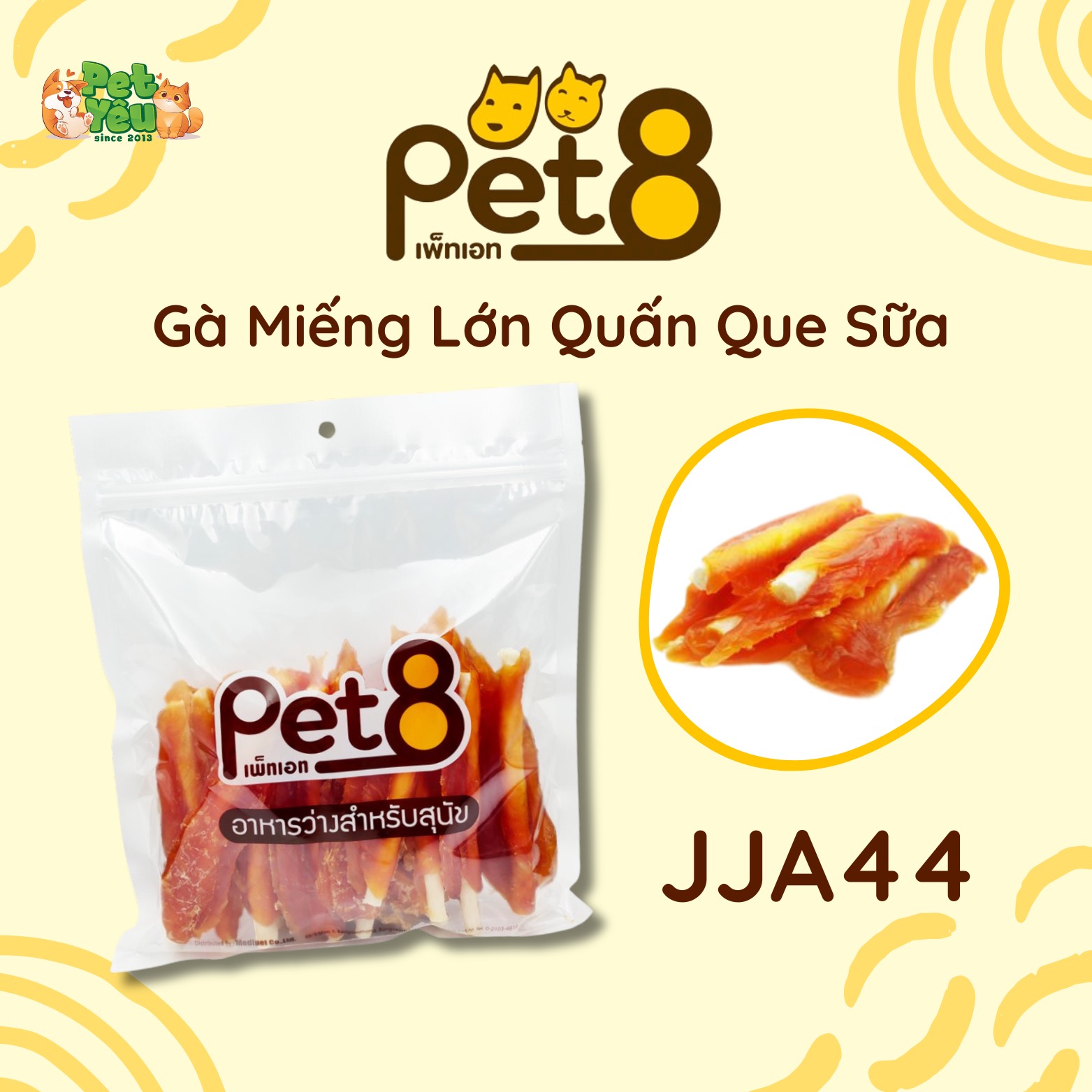 Snack Pet8 dành cho chó-400G