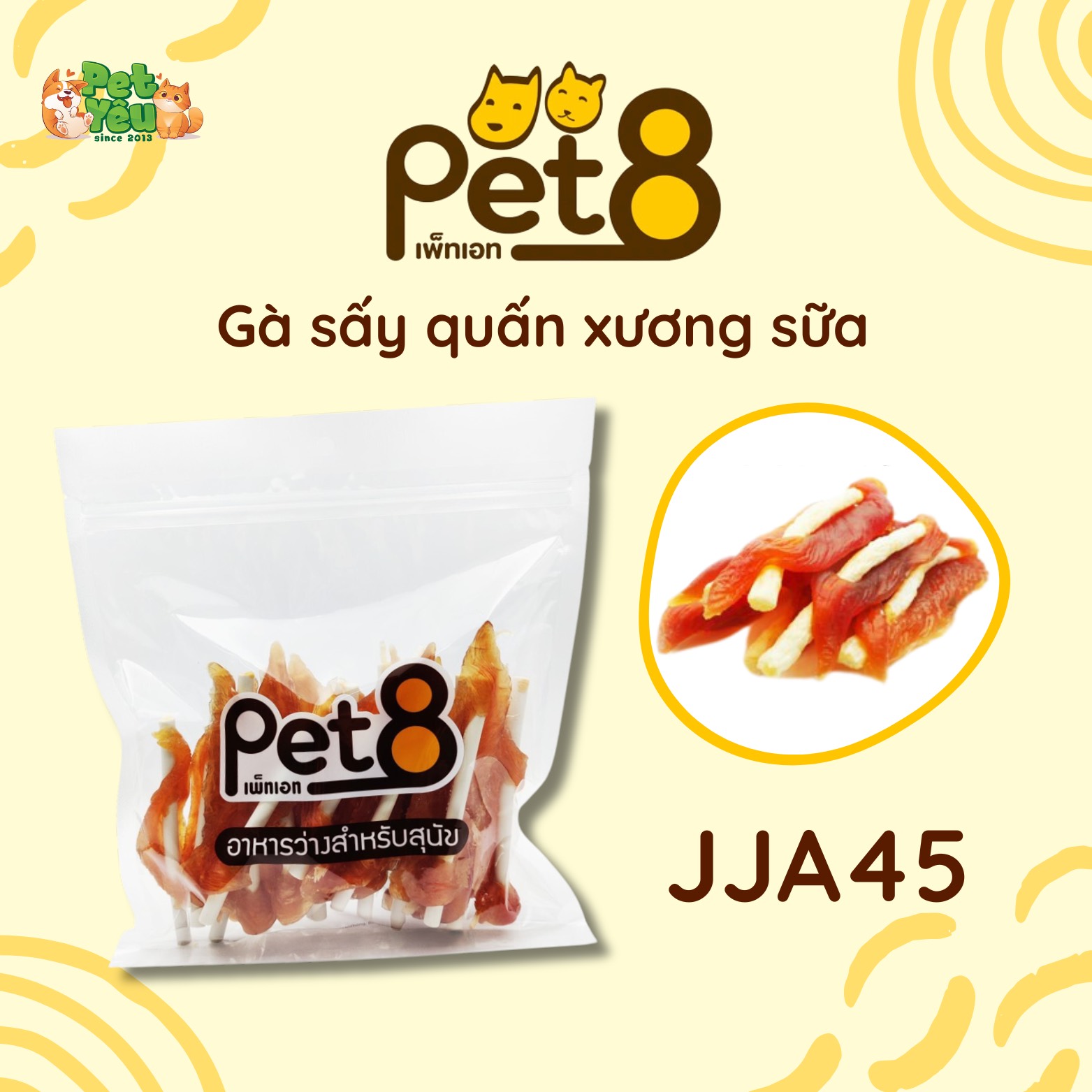 Snack Pet8 dành cho chó-400G